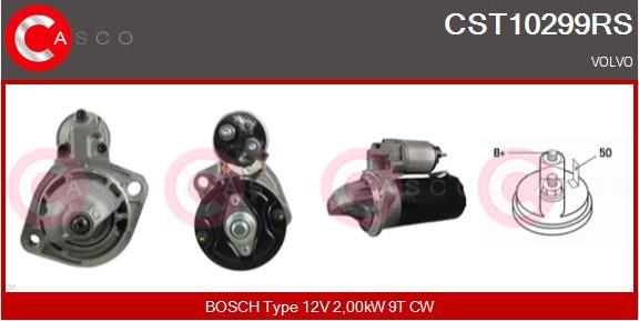 Casco CST10299RS - Motorino d'avviamento autozon.pro