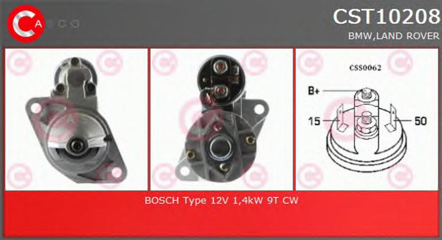 Casco CST10208 - Motorino d'avviamento autozon.pro