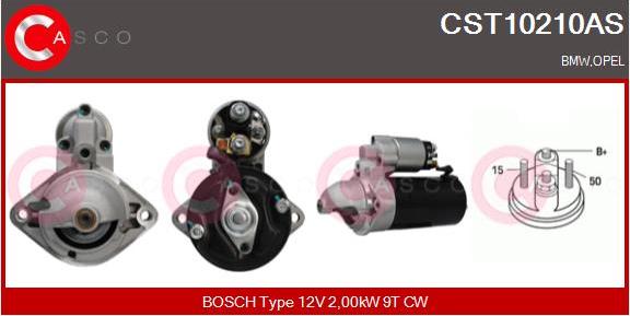 Casco CST10210AS - Motorino d'avviamento autozon.pro