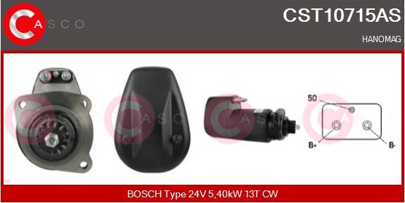 Casco CST10715AS - Motorino d'avviamento autozon.pro