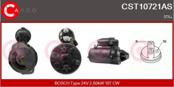 Casco CST10721AS - Motorino d'avviamento autozon.pro