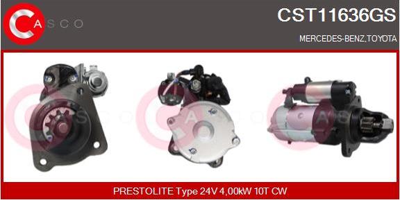 Casco CST11636GS - Motorino d'avviamento autozon.pro