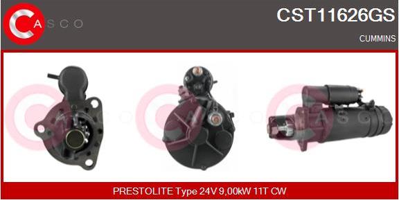 Casco CST11626GS - Motorino d'avviamento autozon.pro