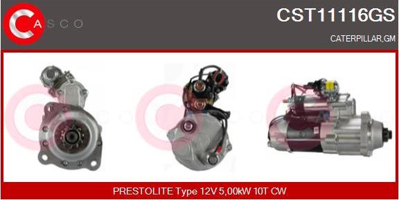 Casco CST11116GS - Motorino d'avviamento autozon.pro