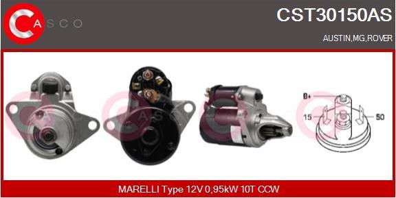 Casco CST30150AS - Motorino d'avviamento autozon.pro