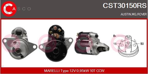 Casco CST30150RS - Motorino d'avviamento autozon.pro