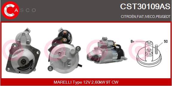 Casco CST30109AS - Motorino d'avviamento autozon.pro