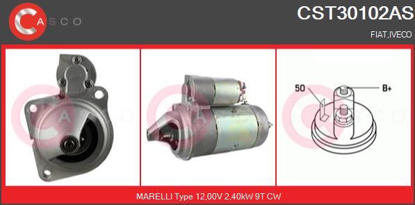 Casco CST30102AS - Motorino d'avviamento autozon.pro