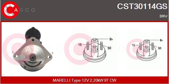 Casco CST30114GS - Motorino d'avviamento autozon.pro