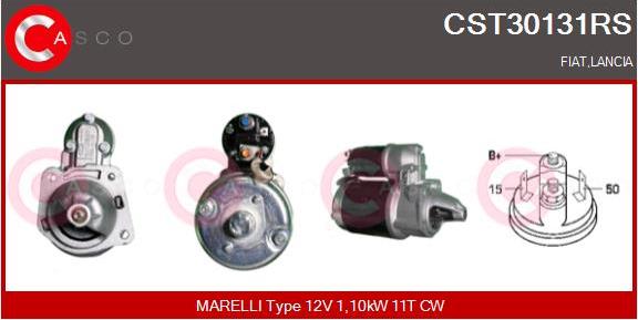 Casco CST30131RS - Motorino d'avviamento autozon.pro