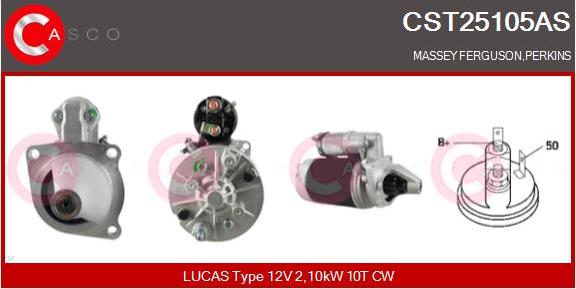 Casco CST25105AS - Motorino d'avviamento autozon.pro