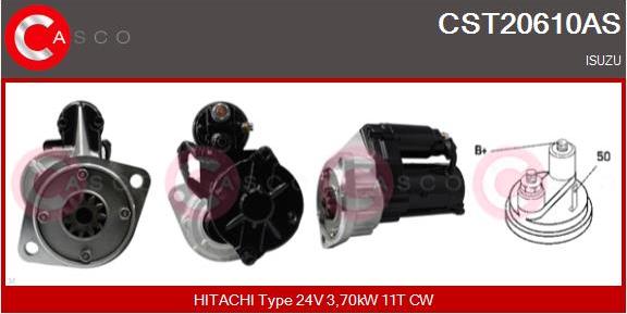 Casco CST20610AS - Motorino d'avviamento autozon.pro