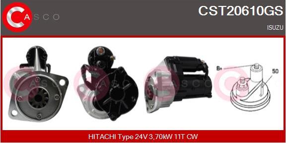 Casco CST20610GS - Motorino d'avviamento autozon.pro