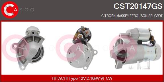 Casco CST20147GS - Motorino d'avviamento autozon.pro