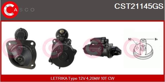 Casco CST21145GS - Motorino d'avviamento autozon.pro