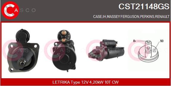 Casco CST21148GS - Motorino d'avviamento autozon.pro