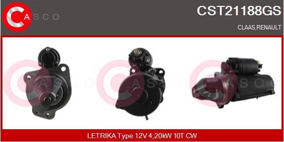 Casco CST21188GS - Motorino d'avviamento autozon.pro