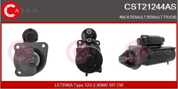 Casco CST21244AS - Motorino d'avviamento autozon.pro