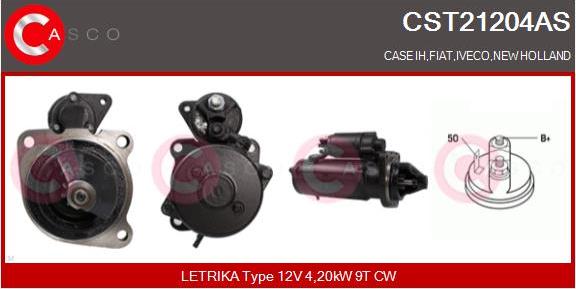 Casco CST21204AS - Motorino d'avviamento autozon.pro