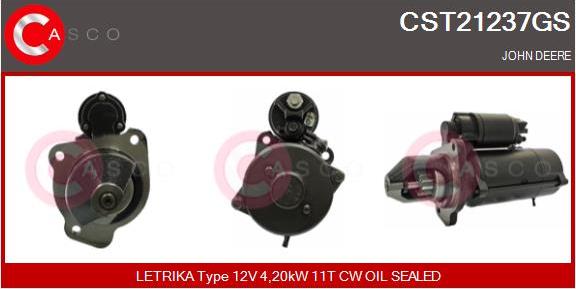 Casco CST21237GS - Motorino d'avviamento autozon.pro