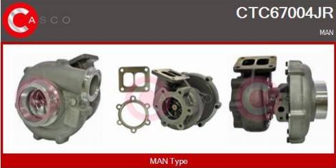 Casco CTC67004JR - Turbocompressore, Sovralimentazione autozon.pro