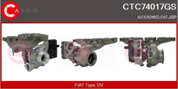 Casco CTC74017GS - Turbocompressore, Sovralimentazione autozon.pro