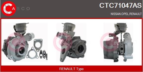 Casco CTC71047AS - Turbocompressore, Sovralimentazione autozon.pro