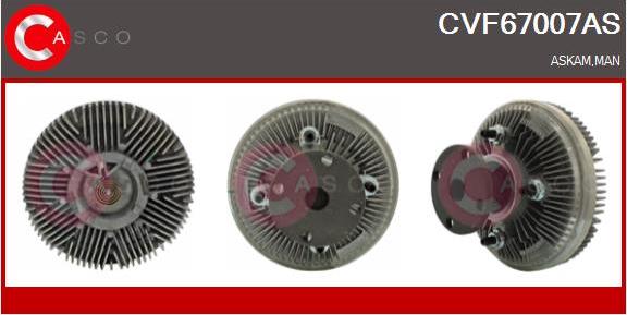 Casco CVF67007AS - Giunto di collegamento, Ventilatore radiatore autozon.pro