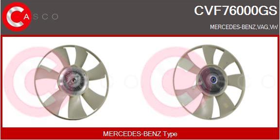 Casco CVF76000GS - Giunto di collegamento, Ventilatore radiatore autozon.pro