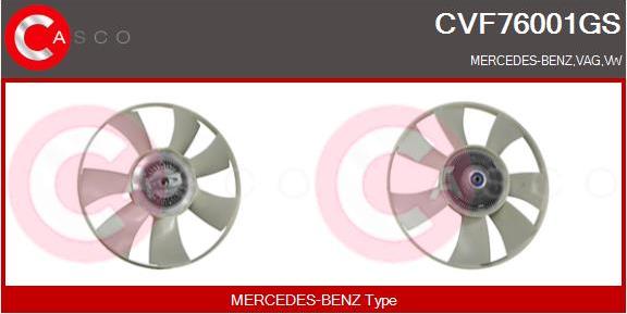 Casco CVF76001GS - Giunto di collegamento, Ventilatore radiatore autozon.pro