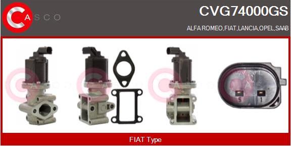 Casco CVG74000GS - Valvola ricircolo gas scarico-EGR autozon.pro