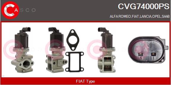 Casco CVG74000PS - Valvola ricircolo gas scarico-EGR autozon.pro