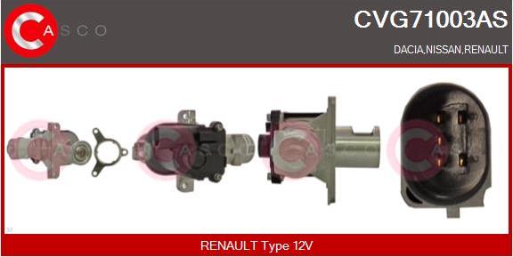 Casco CVG71003AS - Valvola ricircolo gas scarico-EGR autozon.pro