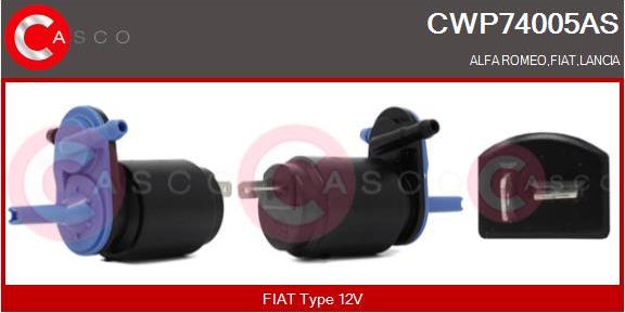 Casco CWP74005AS - Pompa acqua lavaggio, Pulizia cristalli autozon.pro