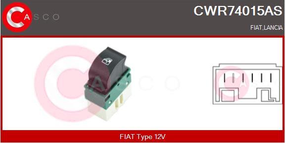 Casco CWR74015AS - Interruttore, Alzacristallo autozon.pro