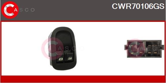 Casco CWR70106GS - Interruttore, Alzacristallo autozon.pro