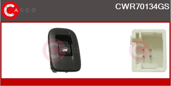 Casco CWR70134GS - Interruttore, Alzacristallo autozon.pro