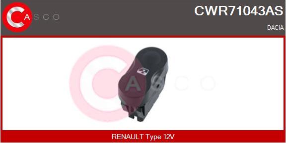 Casco CWR71043AS - Interruttore, Alzacristallo autozon.pro