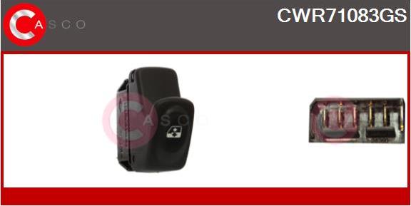 Casco CWR71083GS - Interruttore, Alzacristallo autozon.pro