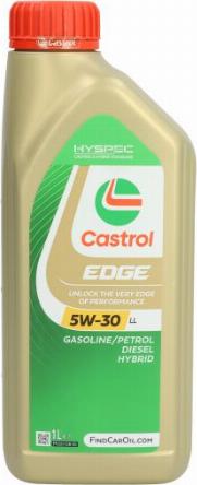 Castrol EDGE5W30LL1L - Olio motore autozon.pro