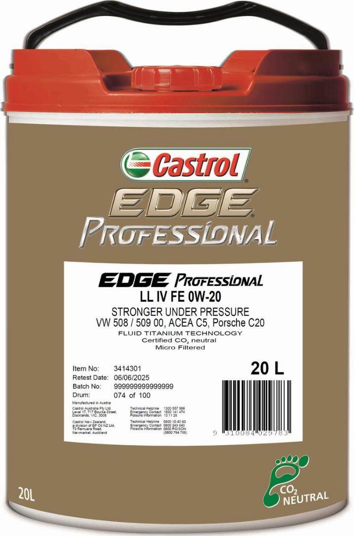 Castrol 3414301 - Olio motore autozon.pro