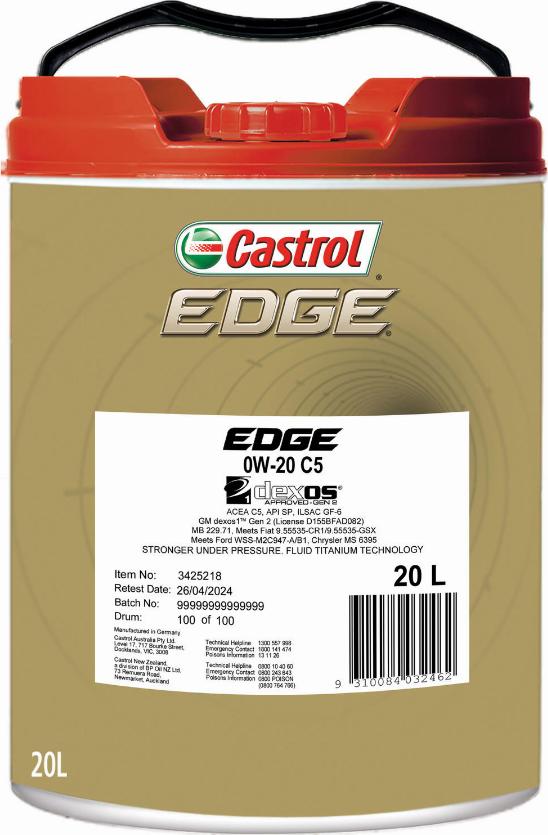 Castrol 3425218 - Olio motore autozon.pro