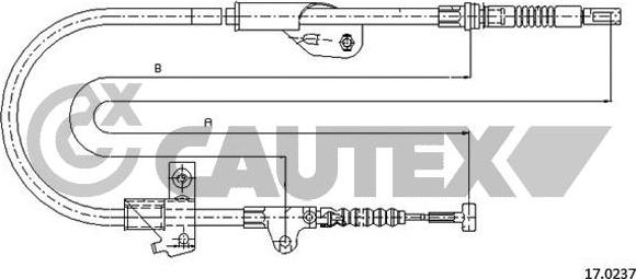 Cautex 069049 - Cavo comando, Freno stazionamento autozon.pro