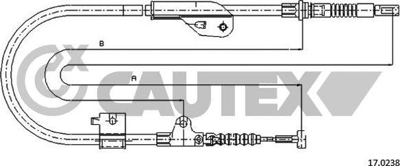 Cautex 069048 - Cavo comando, Freno stazionamento autozon.pro