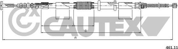 Cautex 019042 - Cavo comando, Freno stazionamento autozon.pro