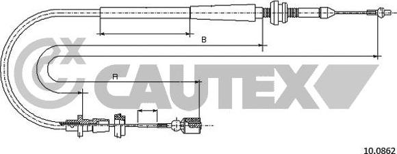 Cautex 010082 - Cavo acceleratore autozon.pro