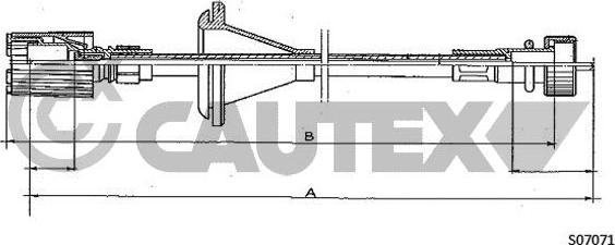 Cautex 013158 - Alberino flessibile tachimetro autozon.pro