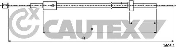 Cautex 013289 - Cavo comando cofano motore autozon.pro
