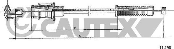 Cautex 035569 - Cavo acceleratore autozon.pro