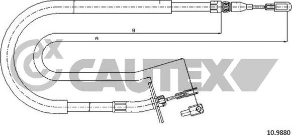 Cautex 188022 - Cavo comando, Freno stazionamento autozon.pro